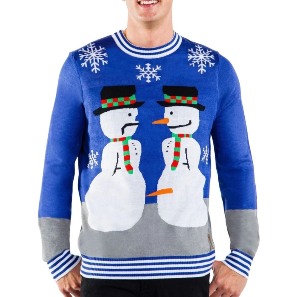 Ugly Christmas Sweater Frosty the Nose Thief Snowman Tipsy Elves men’s XXL‎ 2X